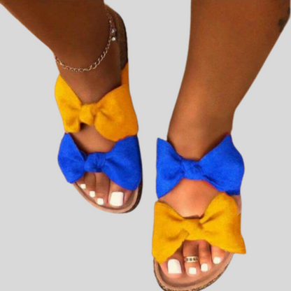 Chic Double Bow Women's Sandals by Wiki