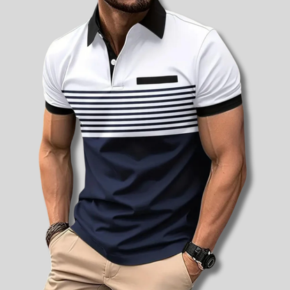 Stylish Edward Striped Polo Shirt for Men