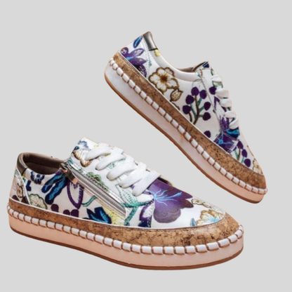 Florafit - Stylish Ergonomic Floral Print Shoes for Comfort and Style