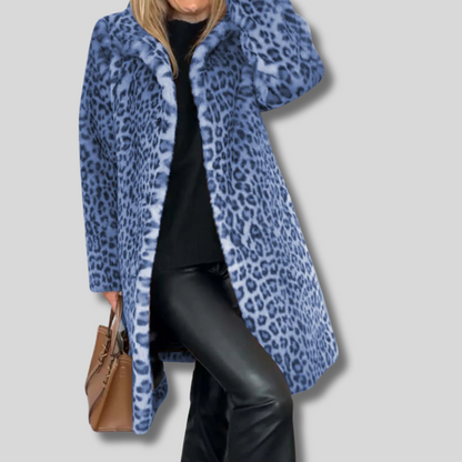 Chic Leopard Print Coat for Women - Embrace Your Wild Side!
