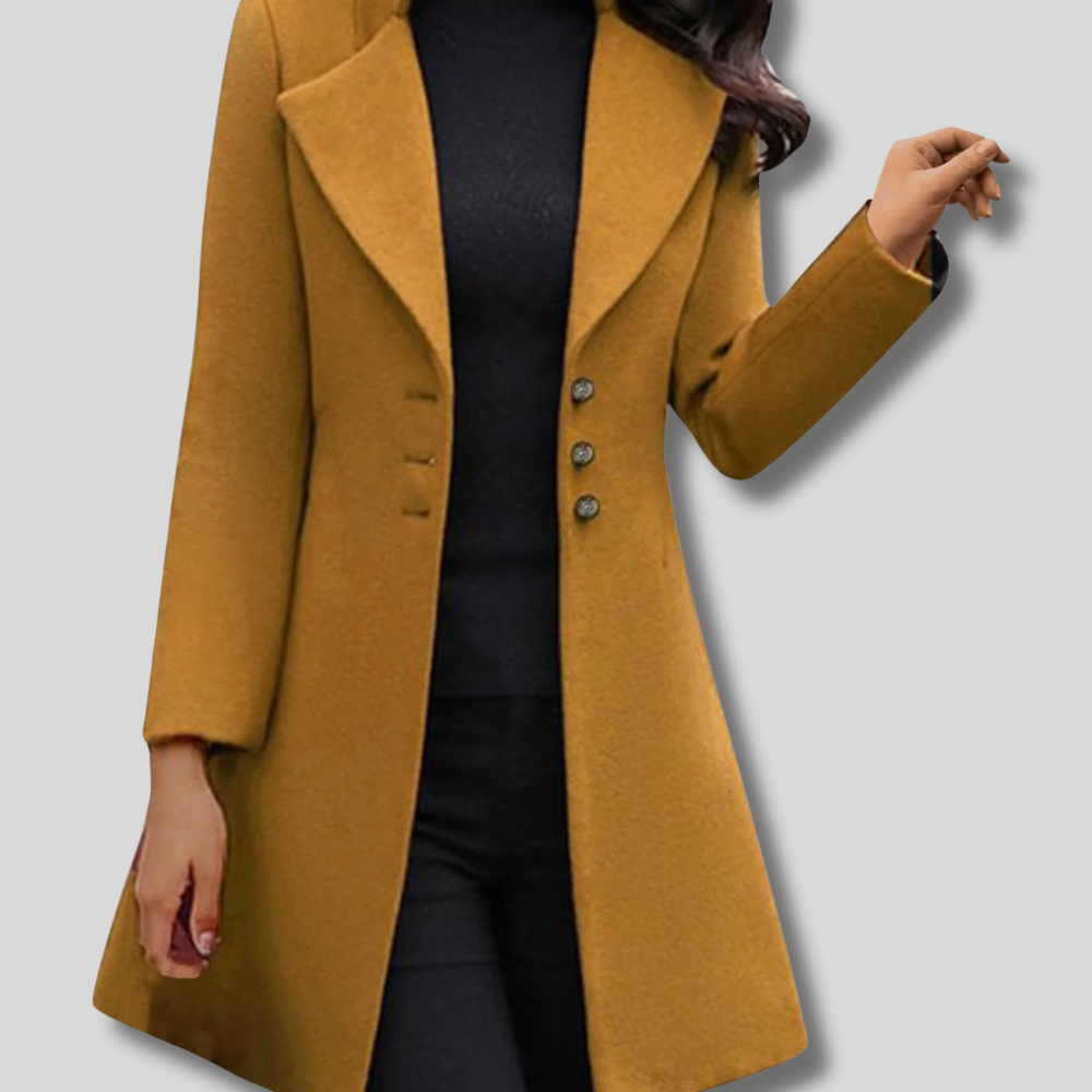 Chic and Sophisticated Long Trench Coat for Women