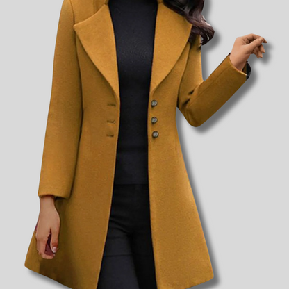 Chic and Sophisticated Long Trench Coat for Women