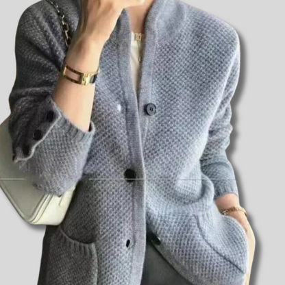 Cozy Koa Wool Sweater Jacket for Women - Perfect for Chilly Days!