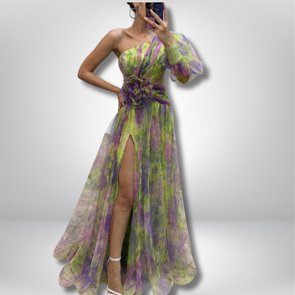 Liz - Stunningly Chic Colorful Dress