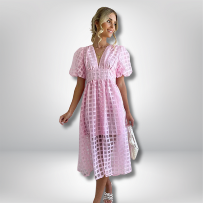 Imani - Joyful Summer Midi Dress for Effortless Style