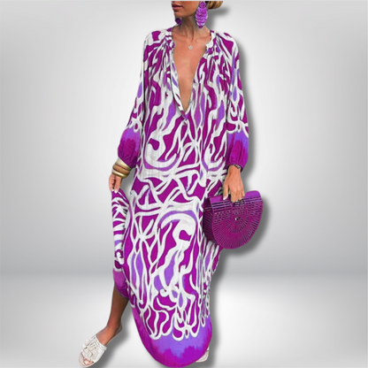 Fenna - Chic Bohemian Dress with Effortless Elegance