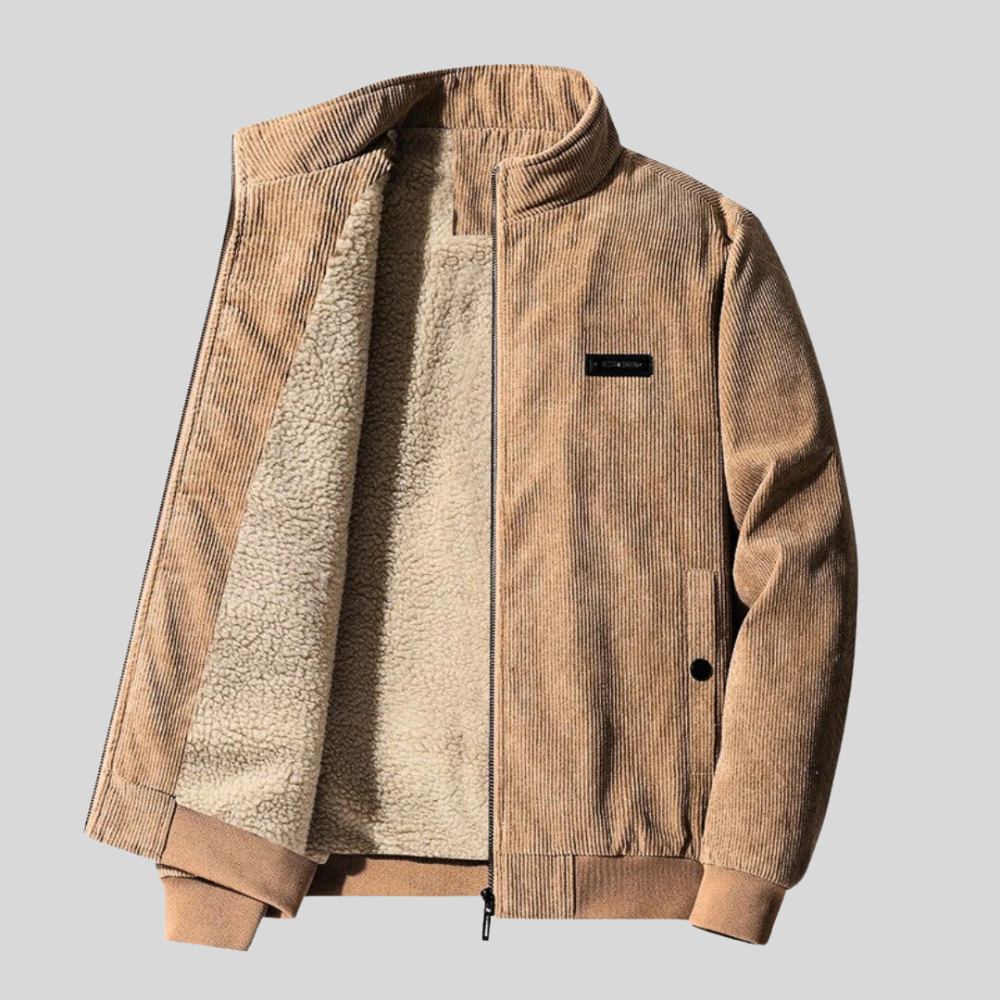 Chic Retro Ribbed Velvet Jacket by Dairy