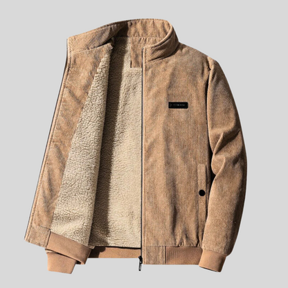 Chic Retro Ribbed Velvet Jacket by Dairy