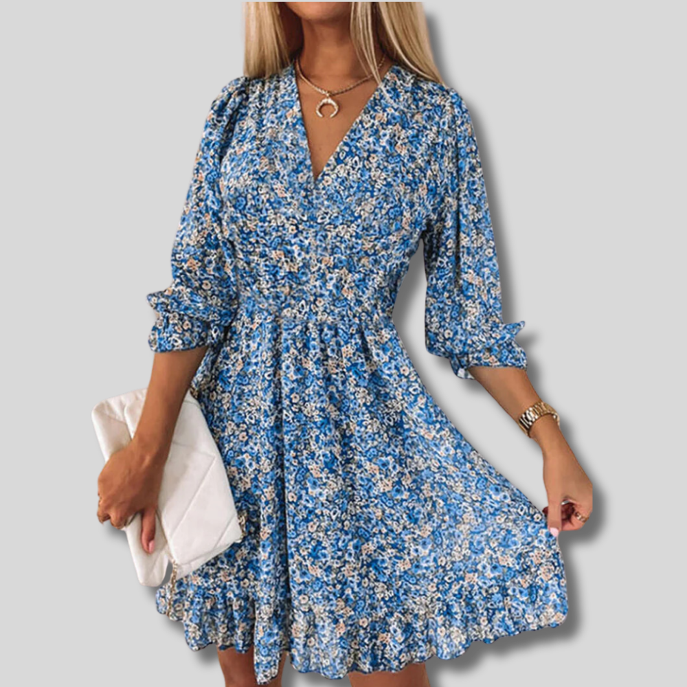 Lily - Floral Mini Dress for Effortless Style