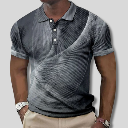 Donovan - Trendy Orange Men's Polo Shirt for Effortless Style