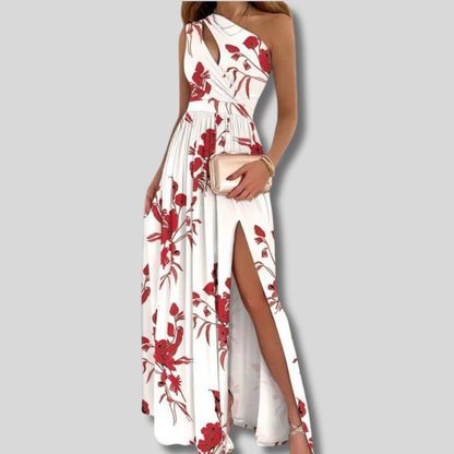 Scarlett - Stunning Asymmetric Maxi Dress for an Elegant Look