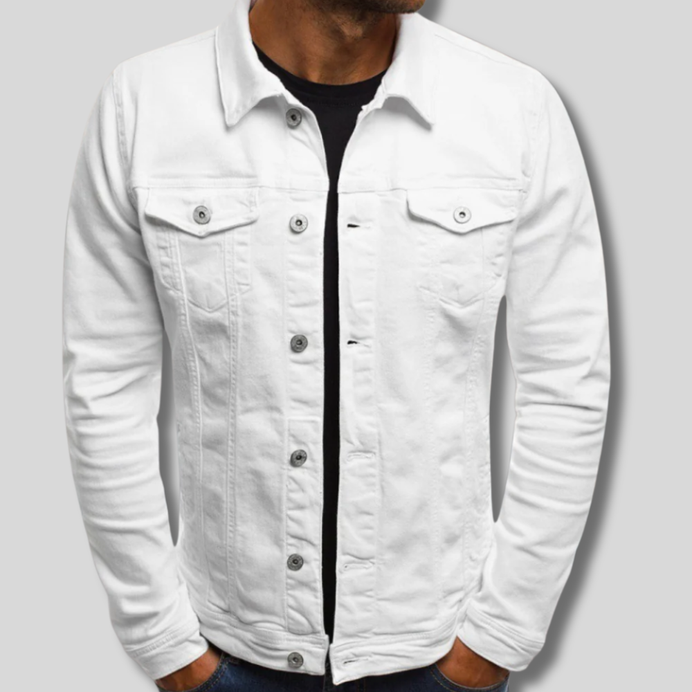 Elki - Stylish Men's Denim Jacket for Fashion-Forward Looks