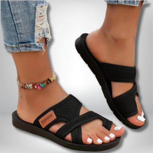 Lyn | Chic Mesh Slide Sandals for Effortless Style