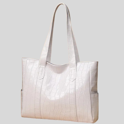 Stylish Crocodile-Embossed Tote Bag for Fashion-Forward Women