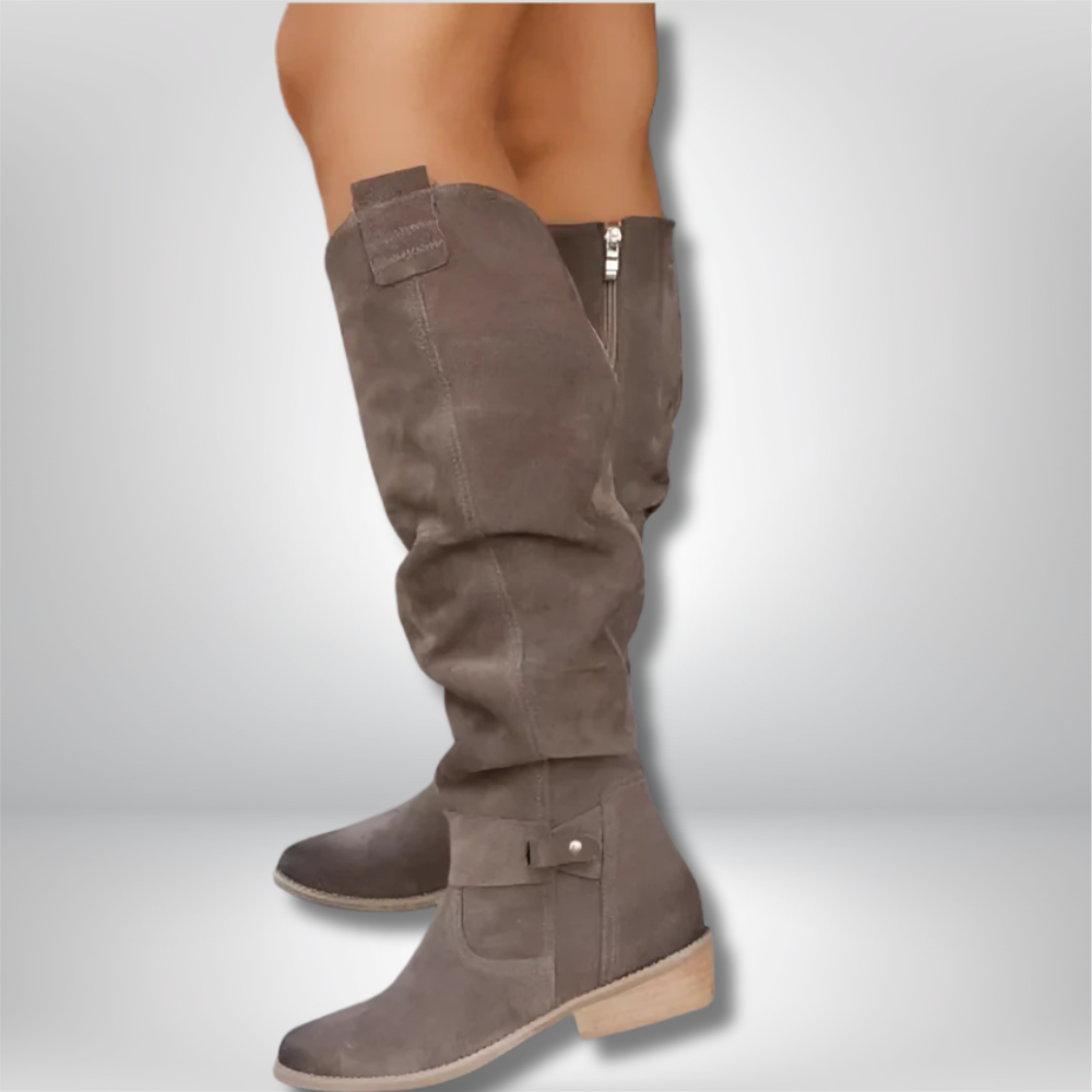 Stylish Keira Suede Ankle Boots