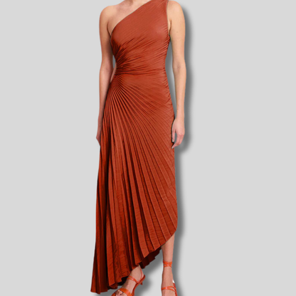 Tiffany - Stunning Pleated Maxi Dress for Effortless Elegance