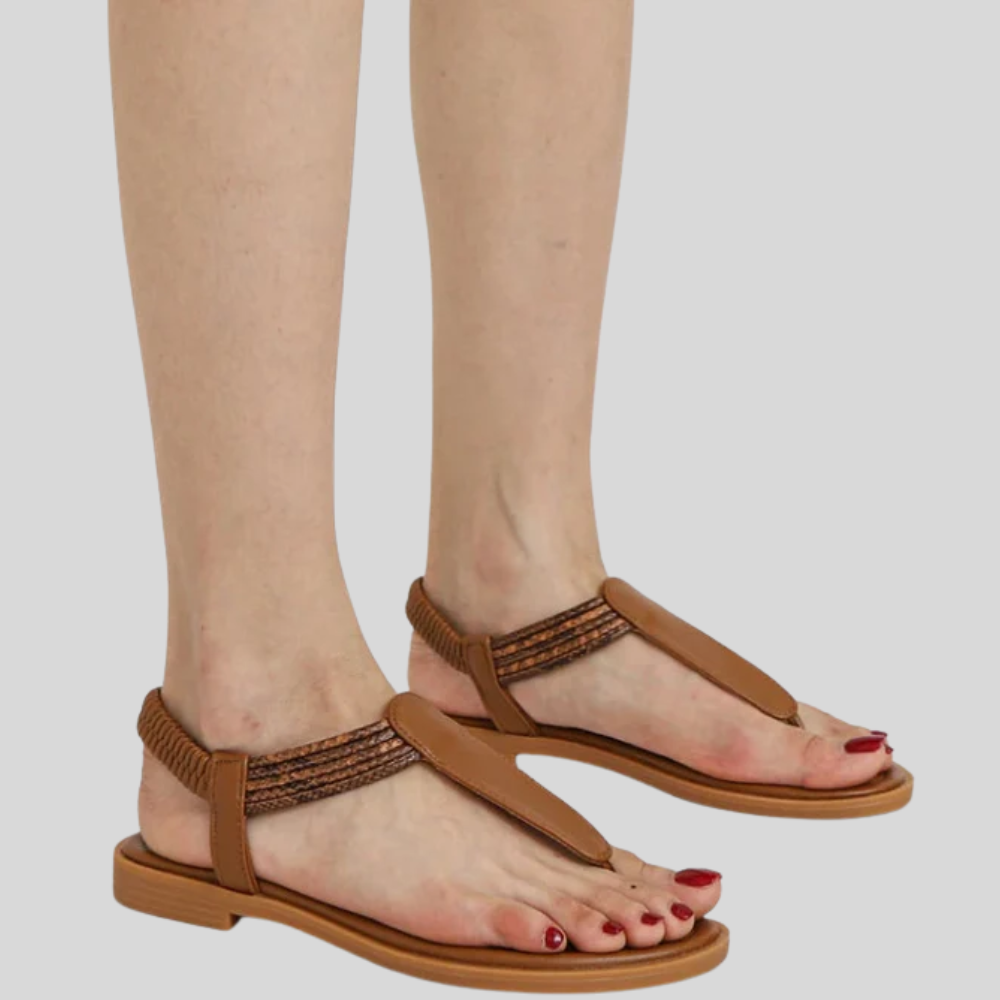 Allinee | Stylish Braided Strap Sandals for Women - Elegance Redefined