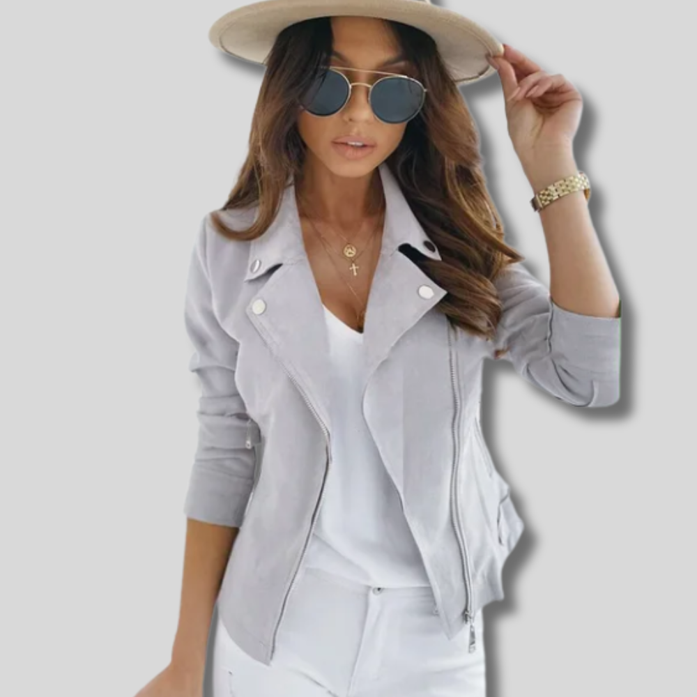 Bindi - Timeless Solid Color Women's Jacket for Effortless Style