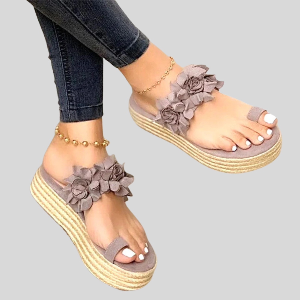 Wira - Elegant Floral Women's Sandals