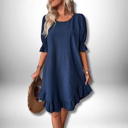 Freya - Chic Ruffled Dress for Effortless Elegance