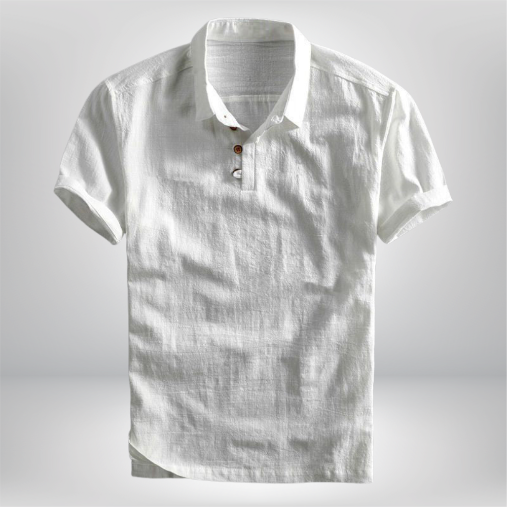 Phoenix - Timeless Linen Polo Shirt for Effortless Style