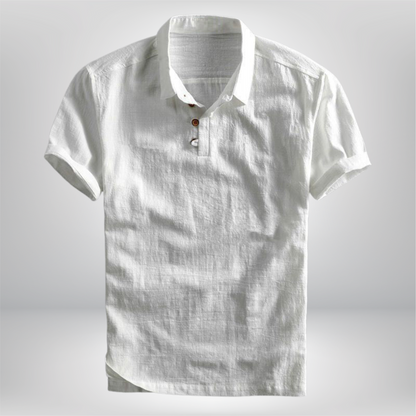 Phoenix - Timeless Linen Polo Shirt for Effortless Style