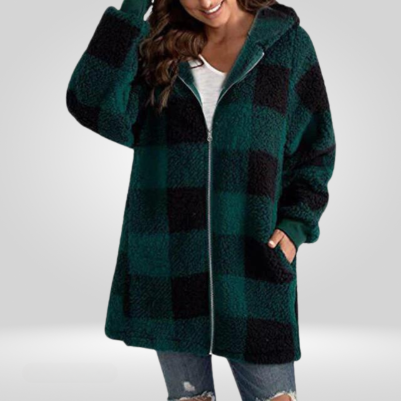 Novalee | Snug and Stylish Plaid Jacket