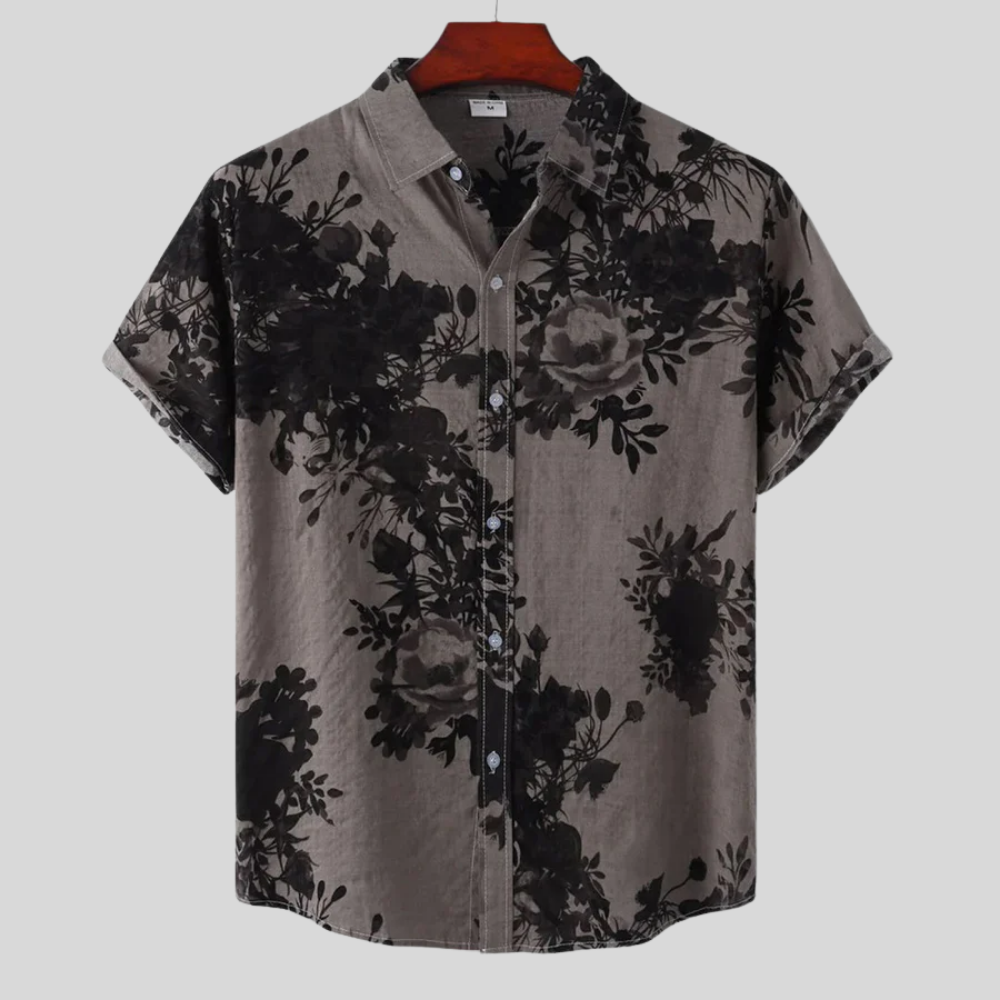 Eduardo - Stylish Floral Print Shirt for Men