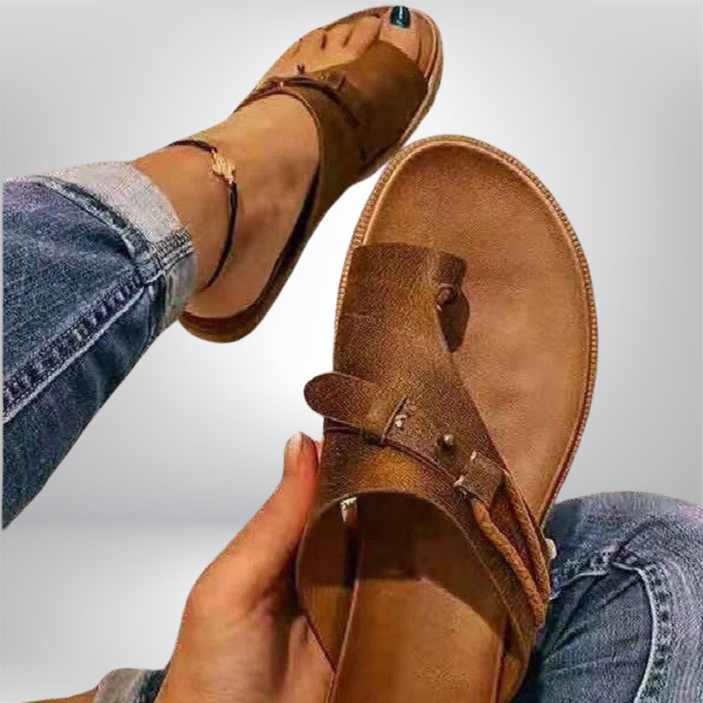 Iseult - Stylish Leather Flip Flops for Ultimate Comfort