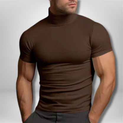 Tyler - Sleek Muscle Fit Turtleneck Tee