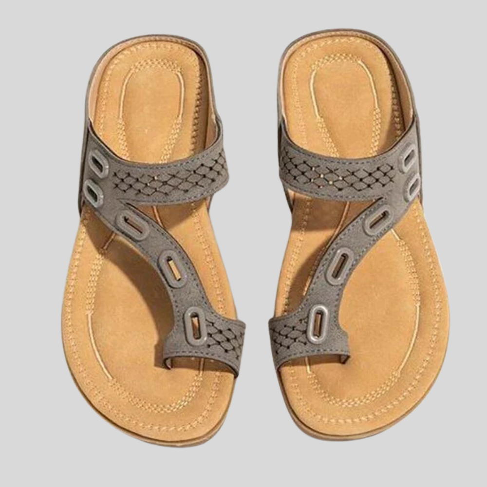 Rosalie - Chic Retro Summer Flip Flops for Ultimate Comfort