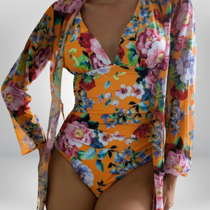 Chic Melittan Women's Summer Swimwear Ensemble