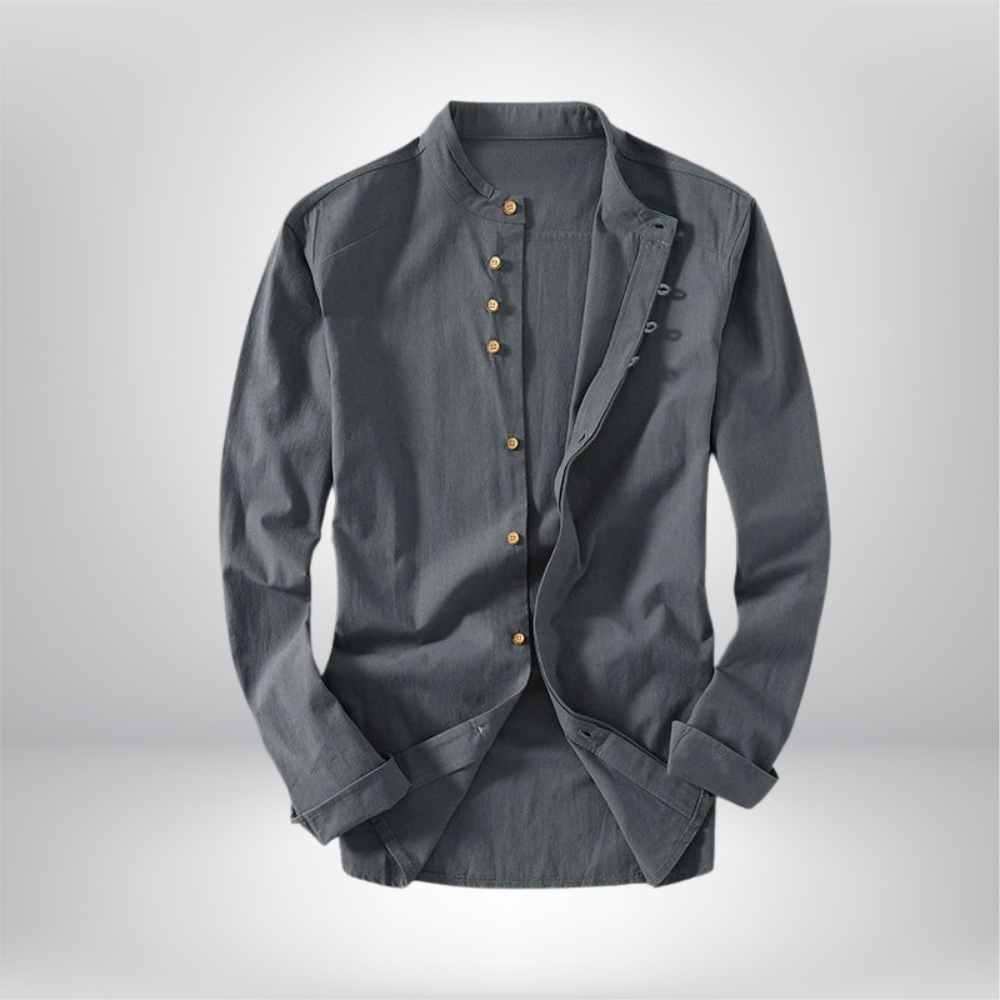 Ashton - Timeless Vintage Linen Shirt for Effortless Style