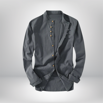 Ashton - Timeless Vintage Linen Shirt for Effortless Style