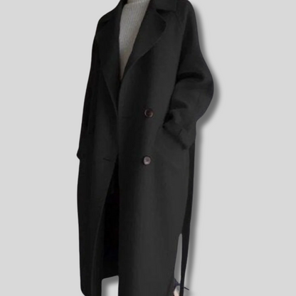 Esmee - Stylish Women's Wool Trench Coat for a Chic Look