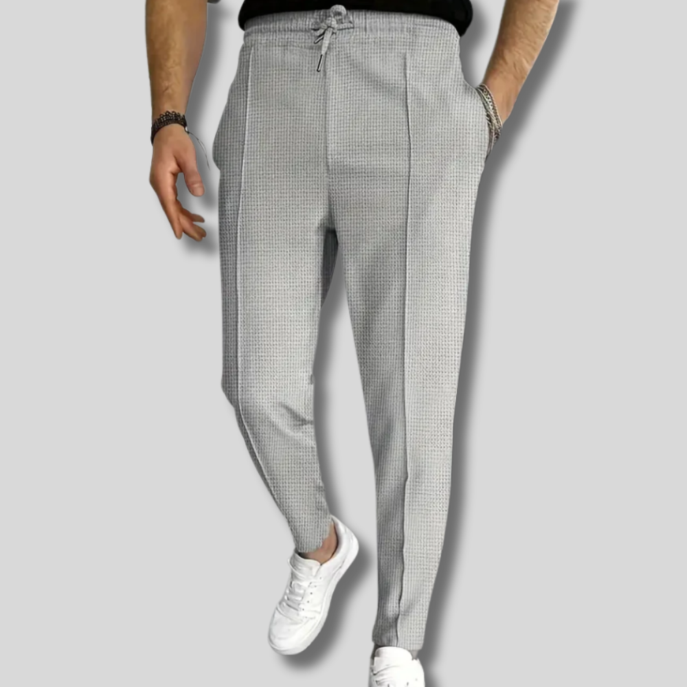 Stylish Men's Waffle Pattern Pants by Marcede