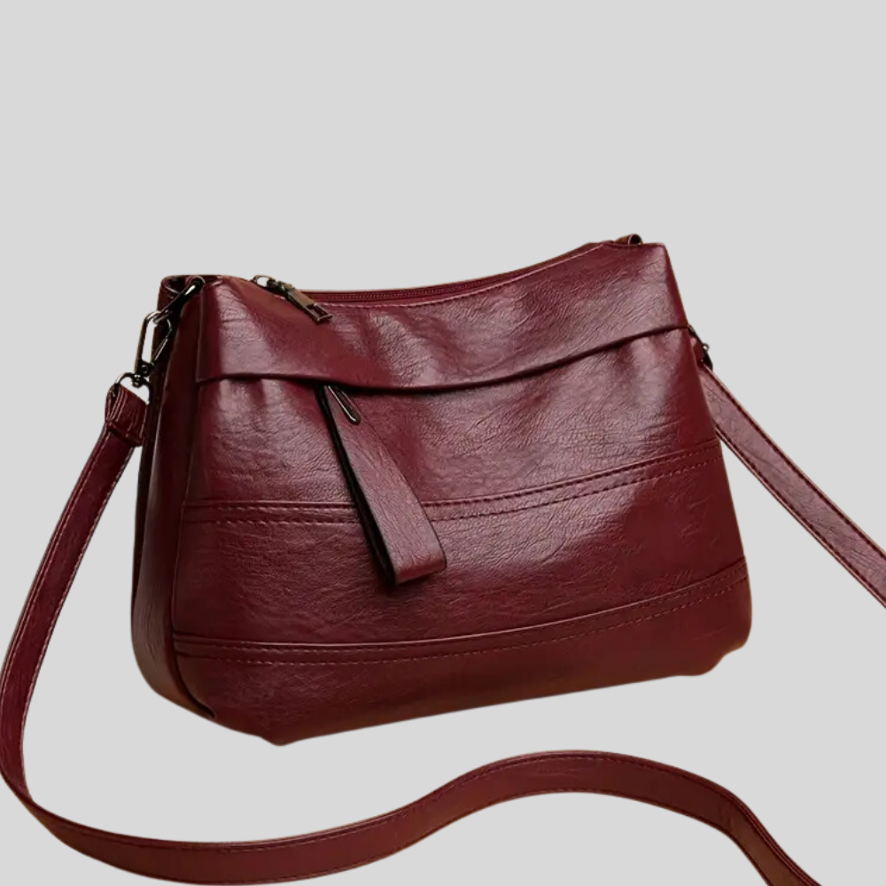Stylish Vintage Leather Shoulder Bag with Ample Space