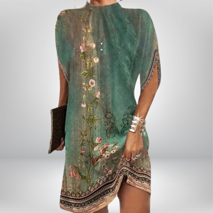 Blanca - Chic Batwing Sleeve Dress for Effortless Style