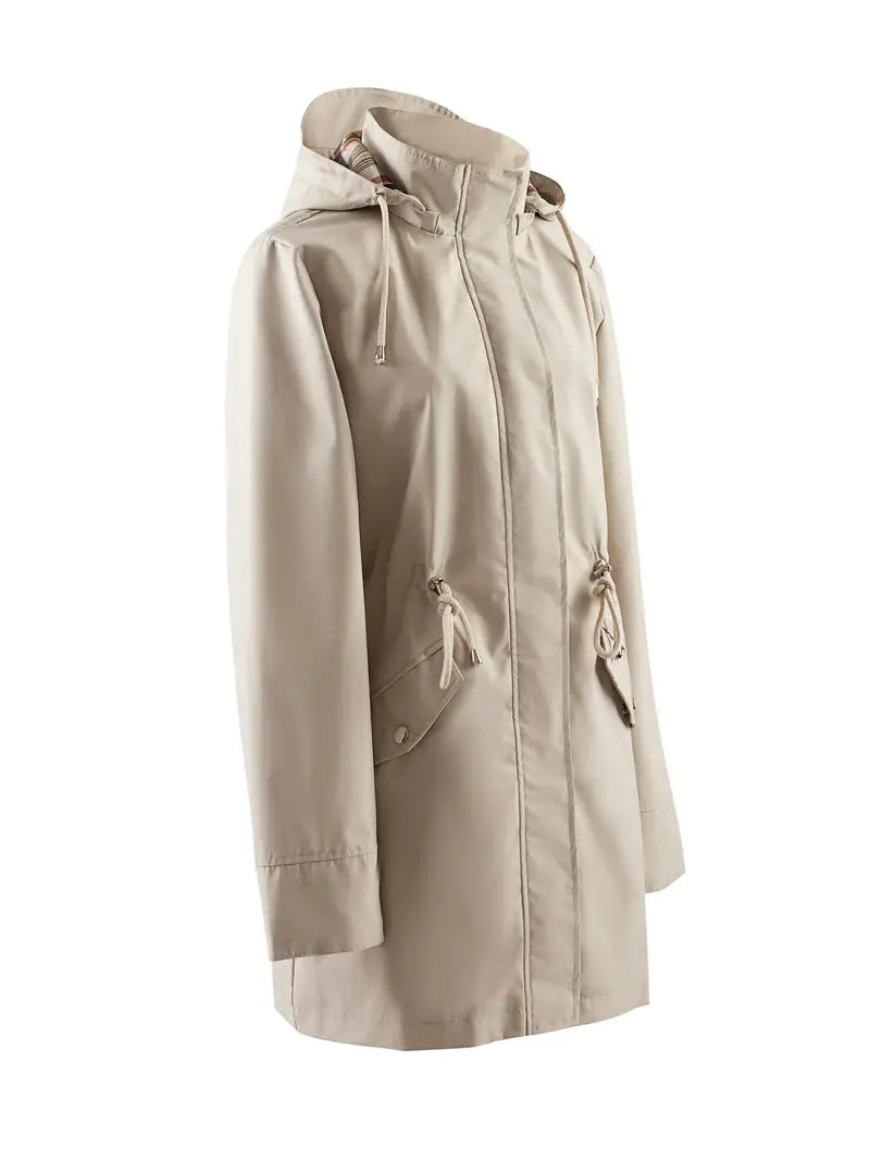 Kiah - Stylish Women's Long Sleeve Rain Coat for Elegance in Any Weather