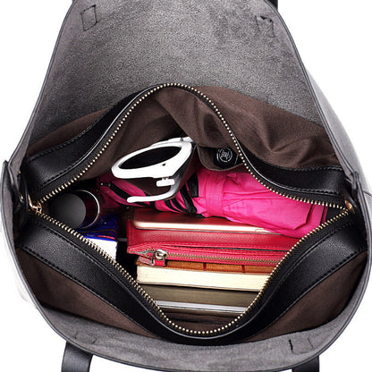 Sleek and Stylish Emilia Black Minimalist Tote Bag