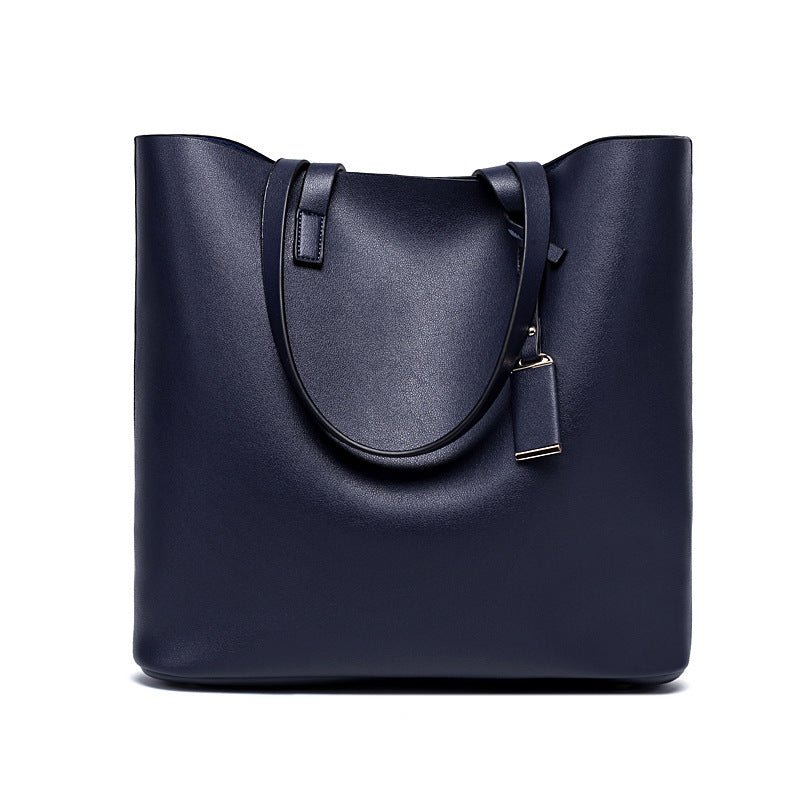 Sleek and Stylish Emilia Black Minimalist Tote Bag