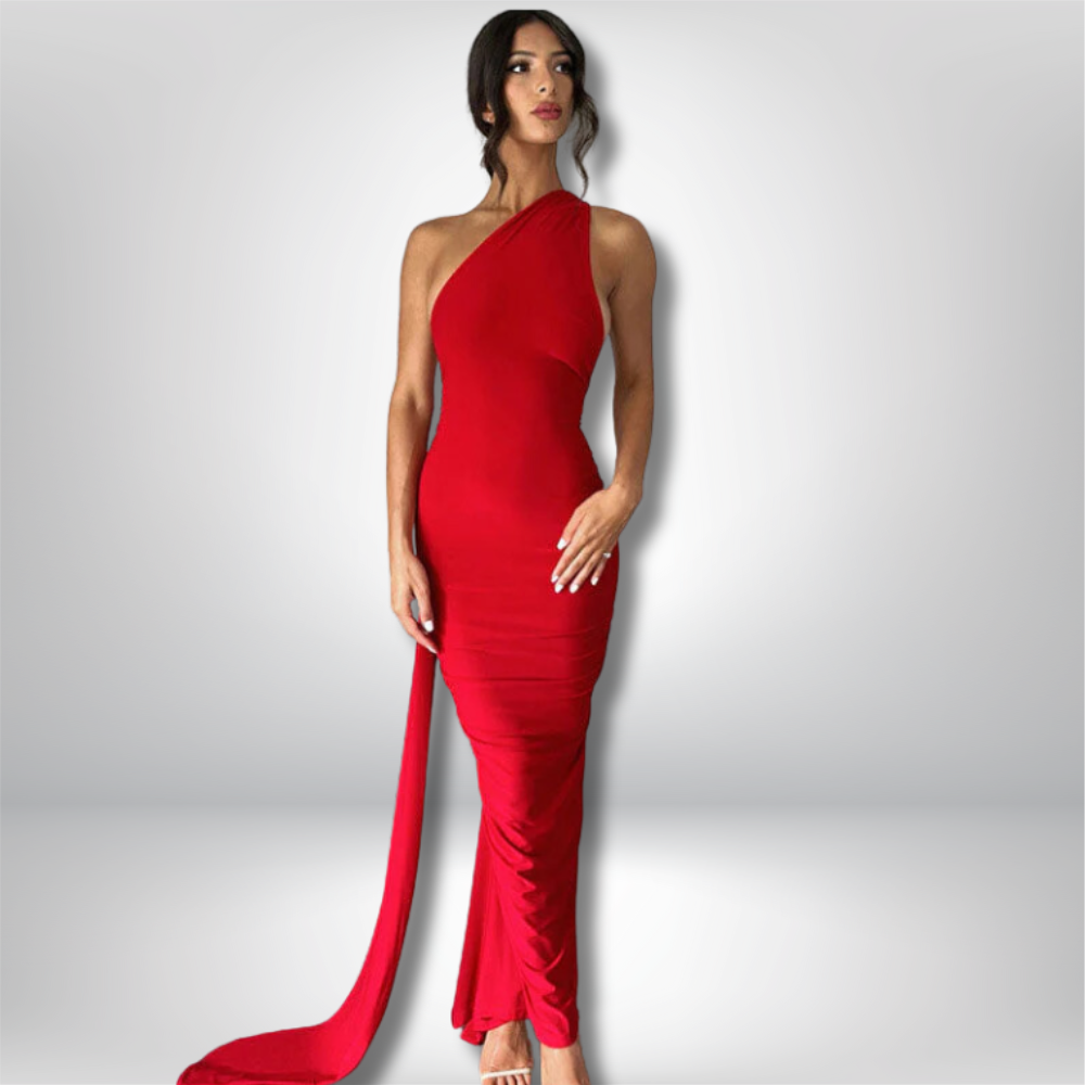 Kamaria - Exquisite Open Back Dress for a Dazzling Look