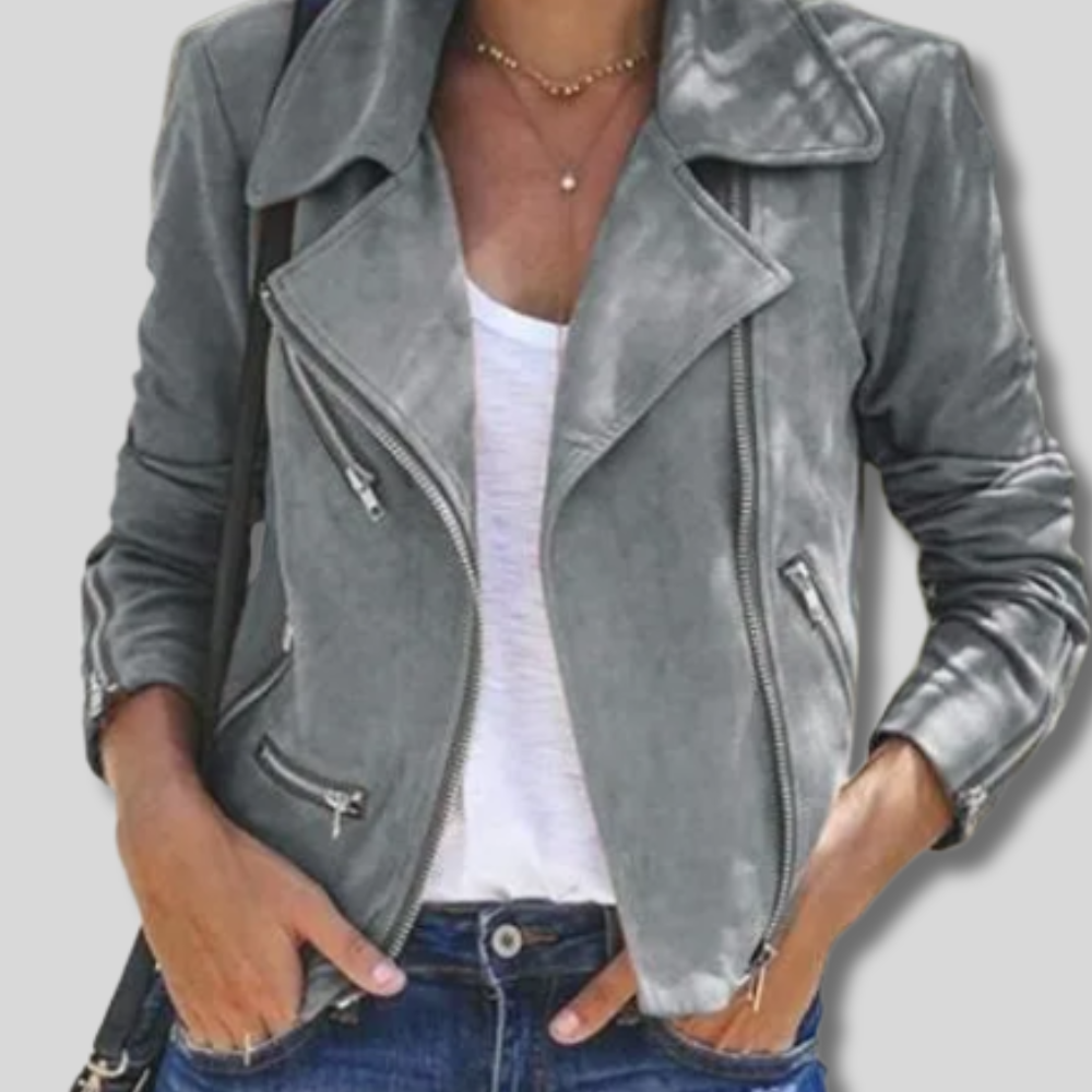 Bindi - Timeless Solid Color Women's Jacket for Effortless Style
