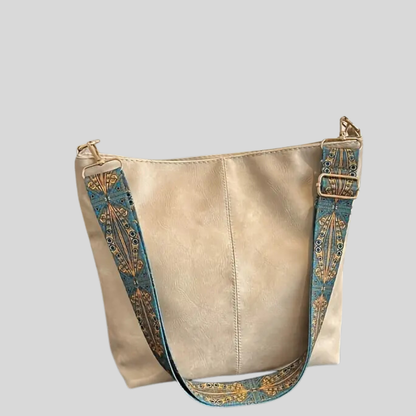 Sleek Vintage-Inspired Leather Tote Bag for Effortless Style