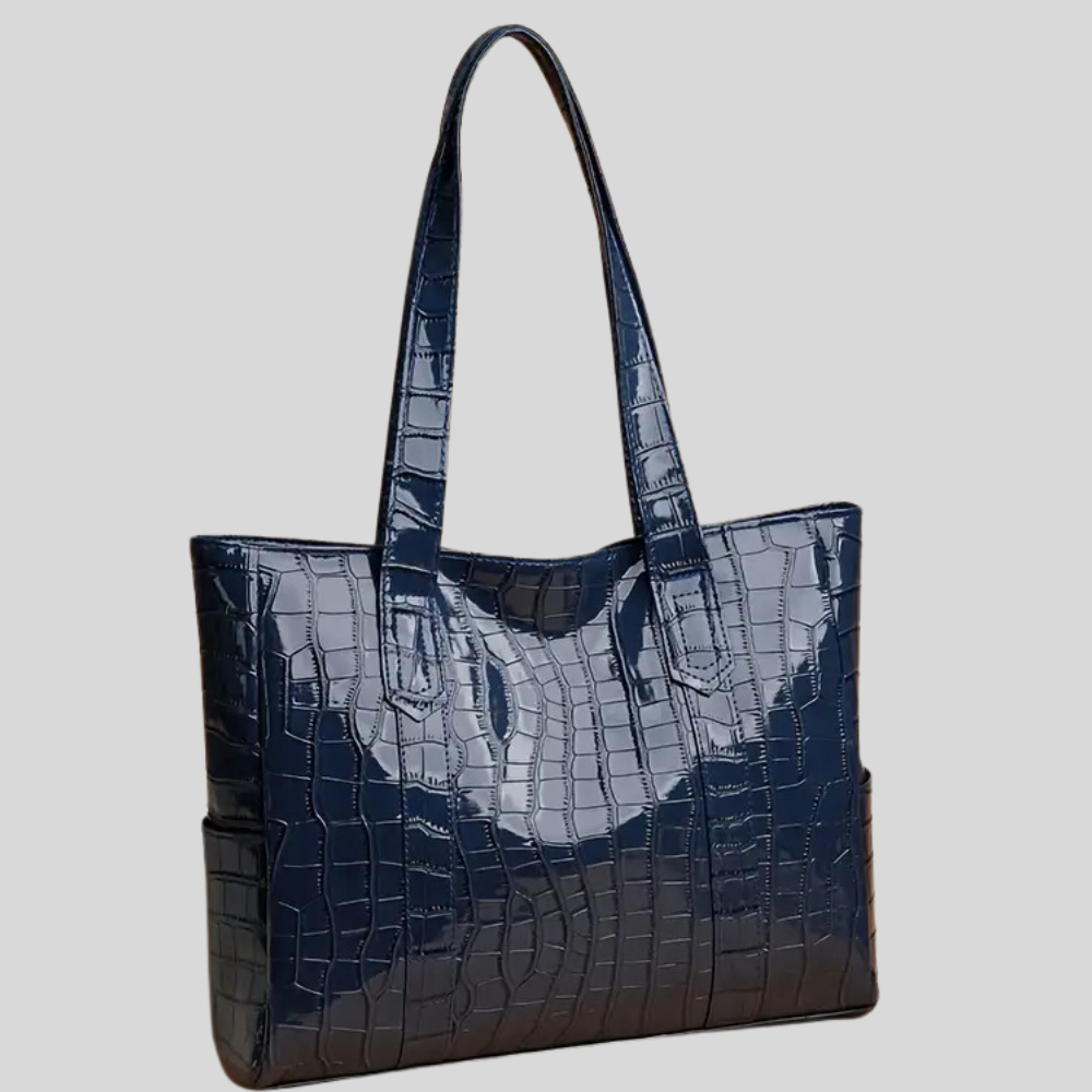 Stylish Crocodile-Embossed Tote Bag for Fashion-Forward Women