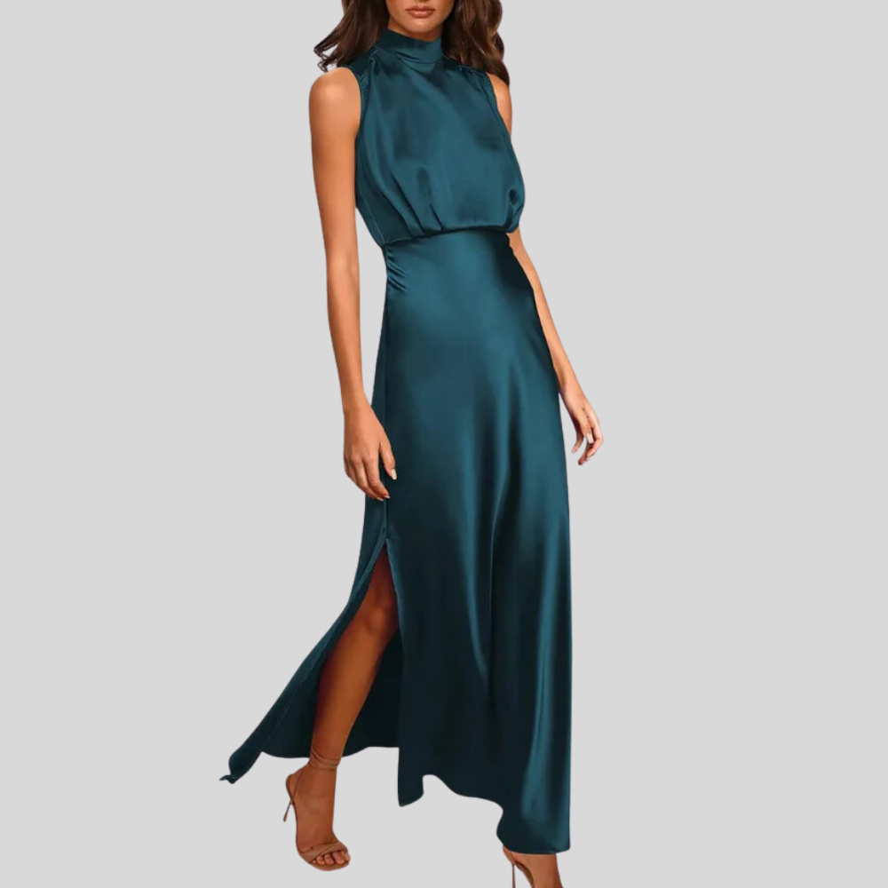 Thea - Chic Women's Dress with Stylish Slit