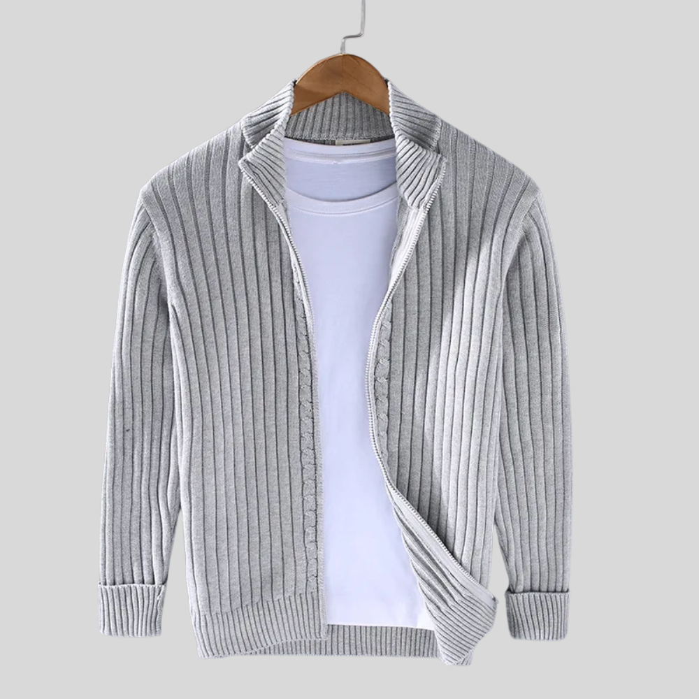 Stylish River Men's Knitted Cardigan for Ultimate Comfort
