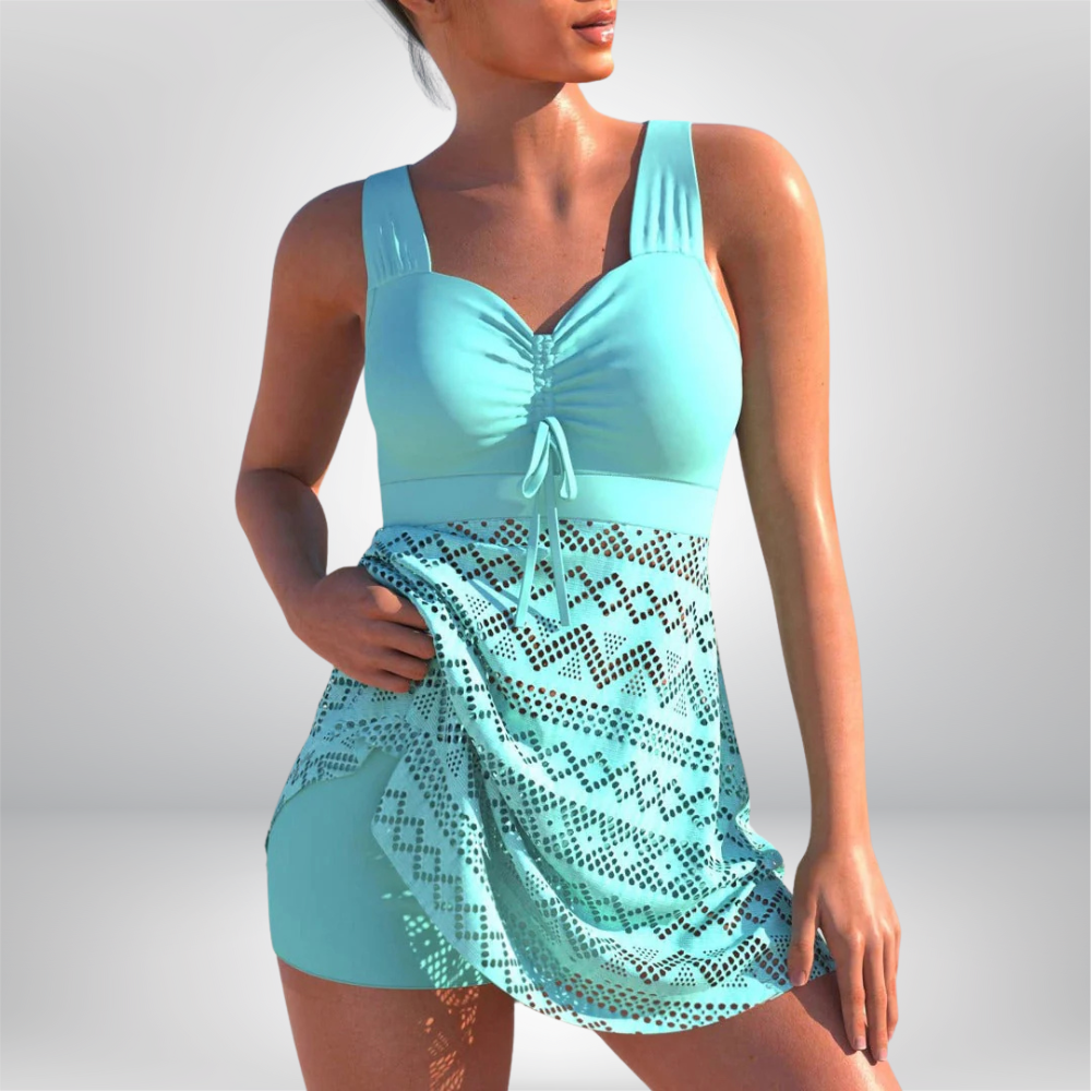 Chic Light-Colored Padded Tankini Collection