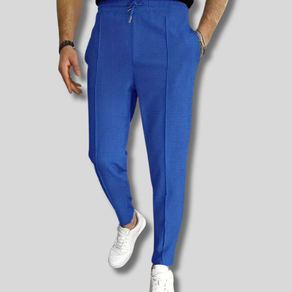 Stylish Men's Waffle Pattern Pants by Marcede