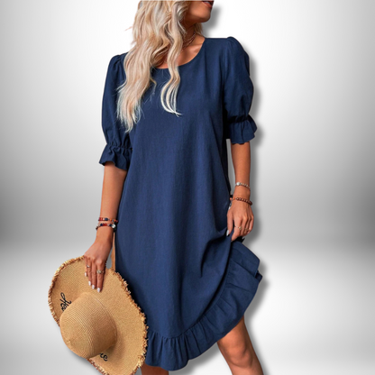 Freya - Chic Ruffled Dress for Effortless Elegance